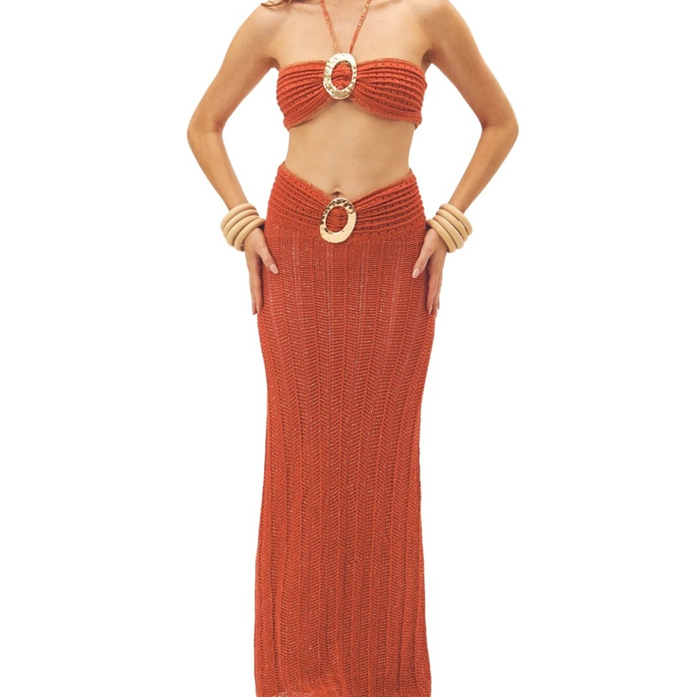 Capittana Luli Peach Top + Skirt Set NWT Size XS/S - Picture 1 of 3